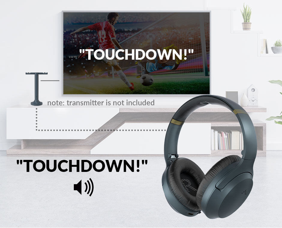 Duet Exta 2.4G Wireless TV Headphone for Avantree Audio System (Duet, Quartet, Audiplex)  
