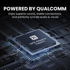HT41899 Plus Wireless Dual Headphones for TV watching, with clear sound, supports aptX Adaptive, stable connection, and synchronized audio and visual.
