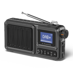 SP851-DAB Portable DAB+/FM Digital Radio with Bluetooth 6.0, wide DAB+/FM reception for crystal-clear, stable listening at home, kitchen, or outdoors.