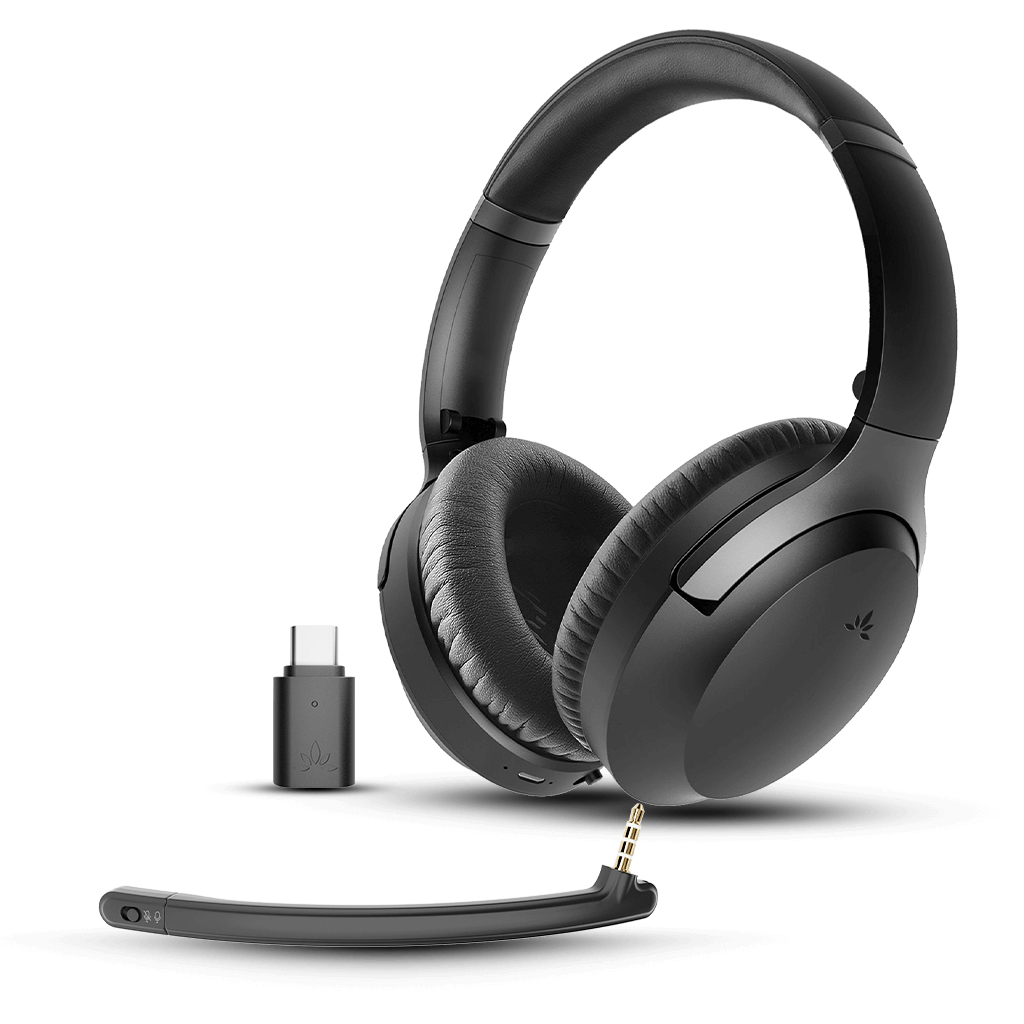 Aria Pro 3 Wireless Headset with Microphone for PC, plug-and-play with USB-C dongle or Bluetooth for easy connection to PC, Mac, or PS5.