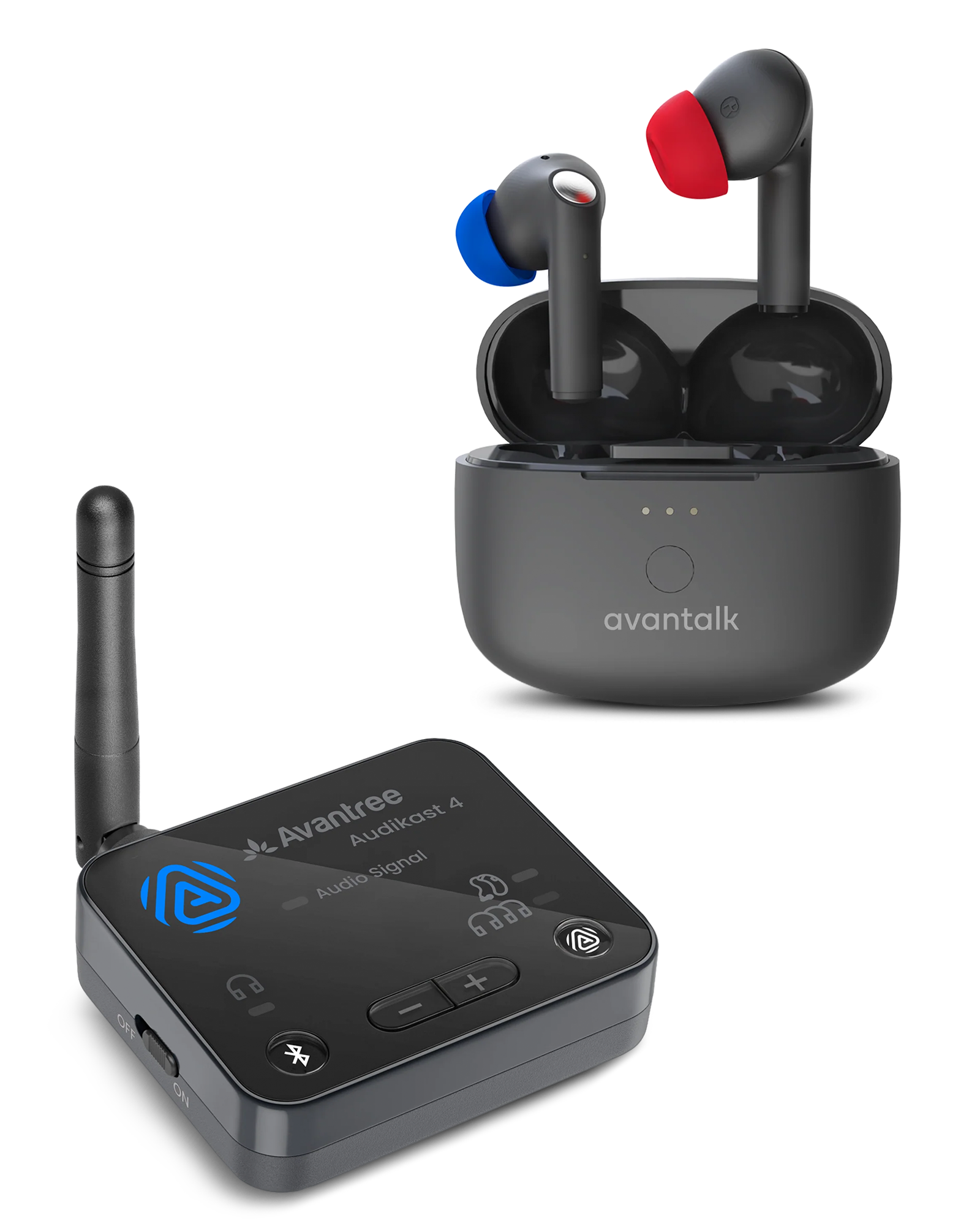 Audikast Infinity NC | Auracast TV Earbuds Set