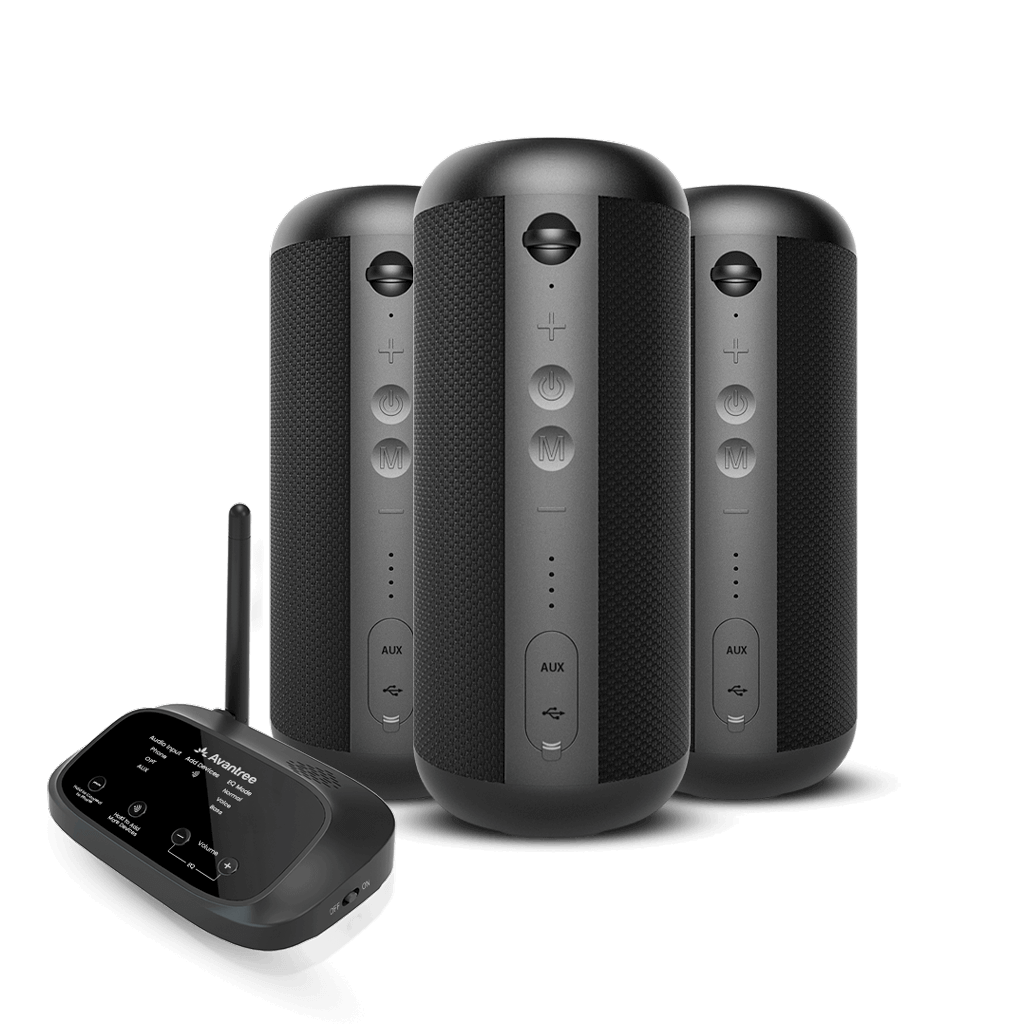 Harmony 2 Multi-Room Wireless Speaker System for Home & Events, synchronized audio across multiple speakers for TV, music, and announcements.