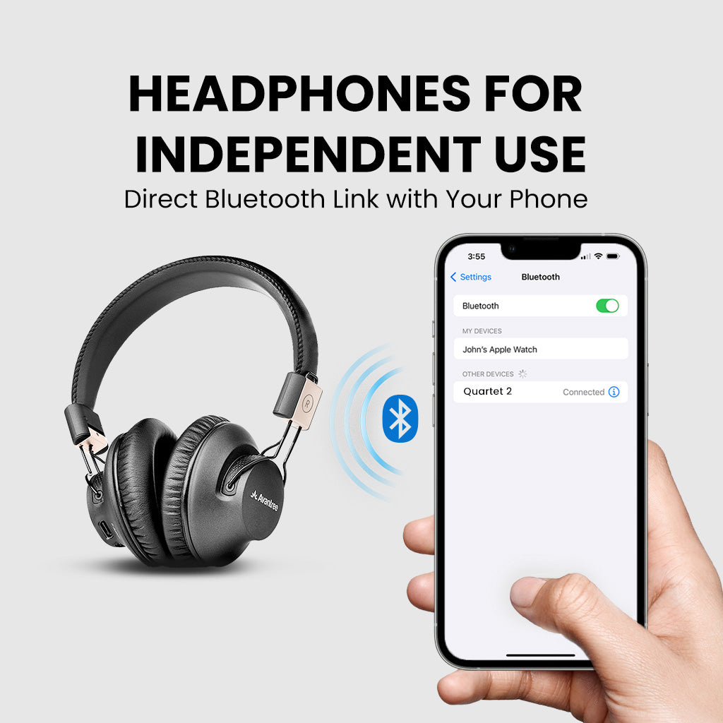 Quartet-Extra Additional pair of 2.4G Wireless Headphones for Quartet/Duet/Audiplex