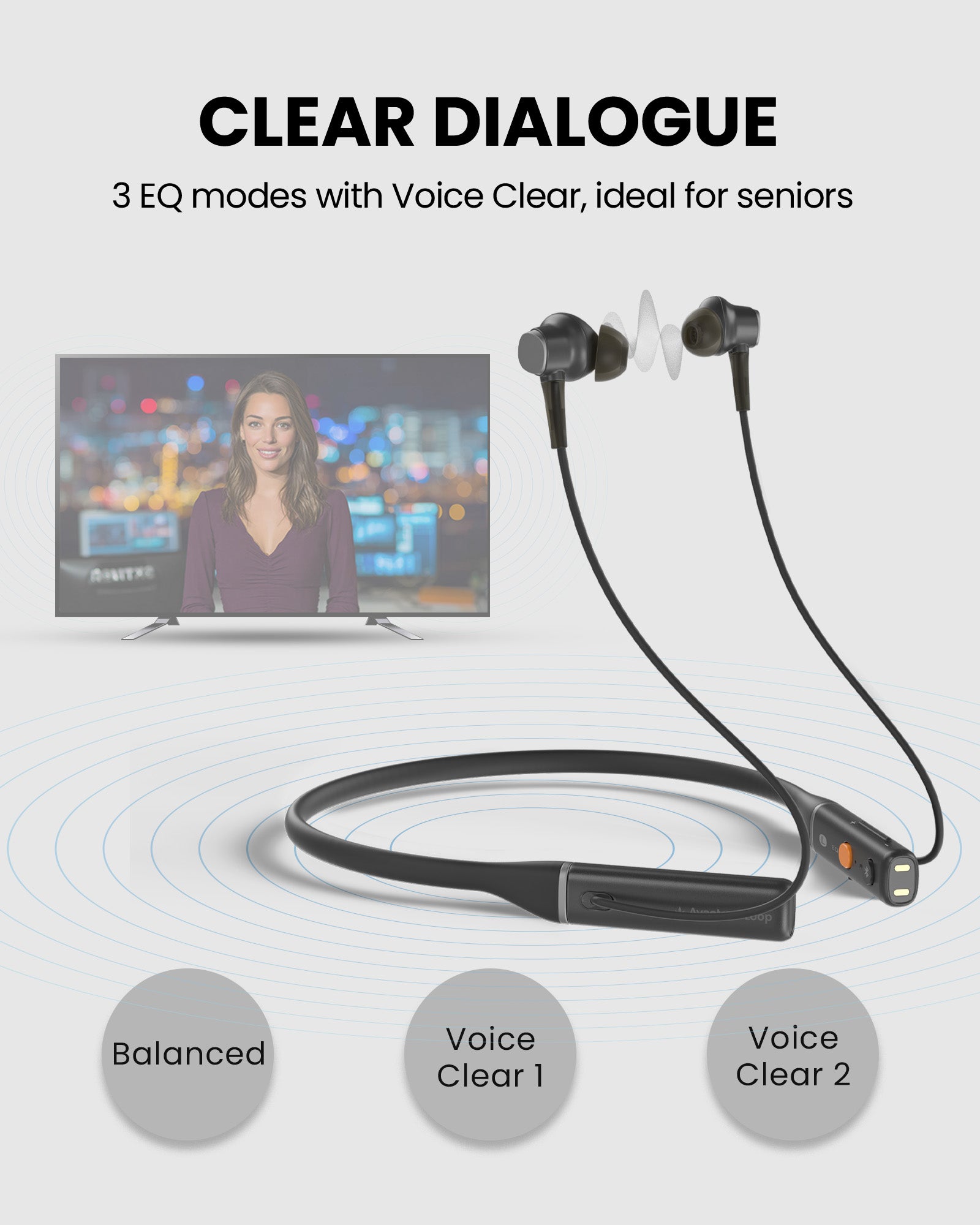 Aura Loop | Auracast TV Earbuds & Transmitter Set