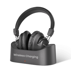Audition 3 Bluetooth Headphones & Wireless Charging Dock for Smart TV Watching with Clear Voice Mode, Boosted Volumes, and aptX-Adaptive & HD Support - Ideal for Seniors & Hard of Hearing