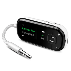 Voyager Bluetooth 5.4 Airplane Adapter with OLED Screen & Auracast