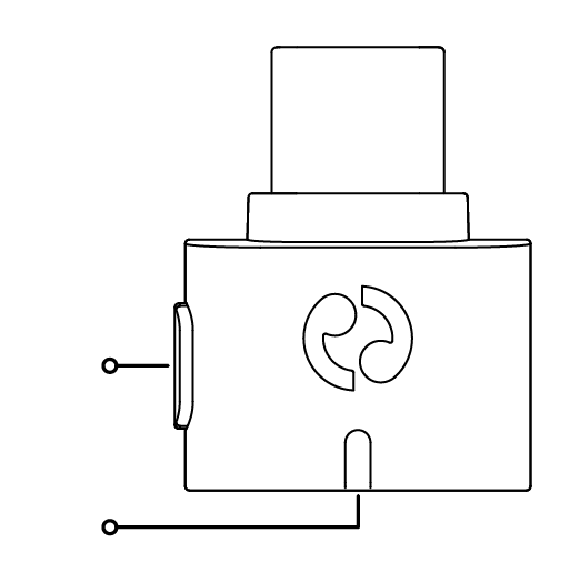 C82 LEA control diagram showing the side PAIR button and lower front LED